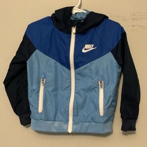 Nike Sportswear Windrunner Jacket Boys Size‎ 2T Windbreaker Navy Royal
